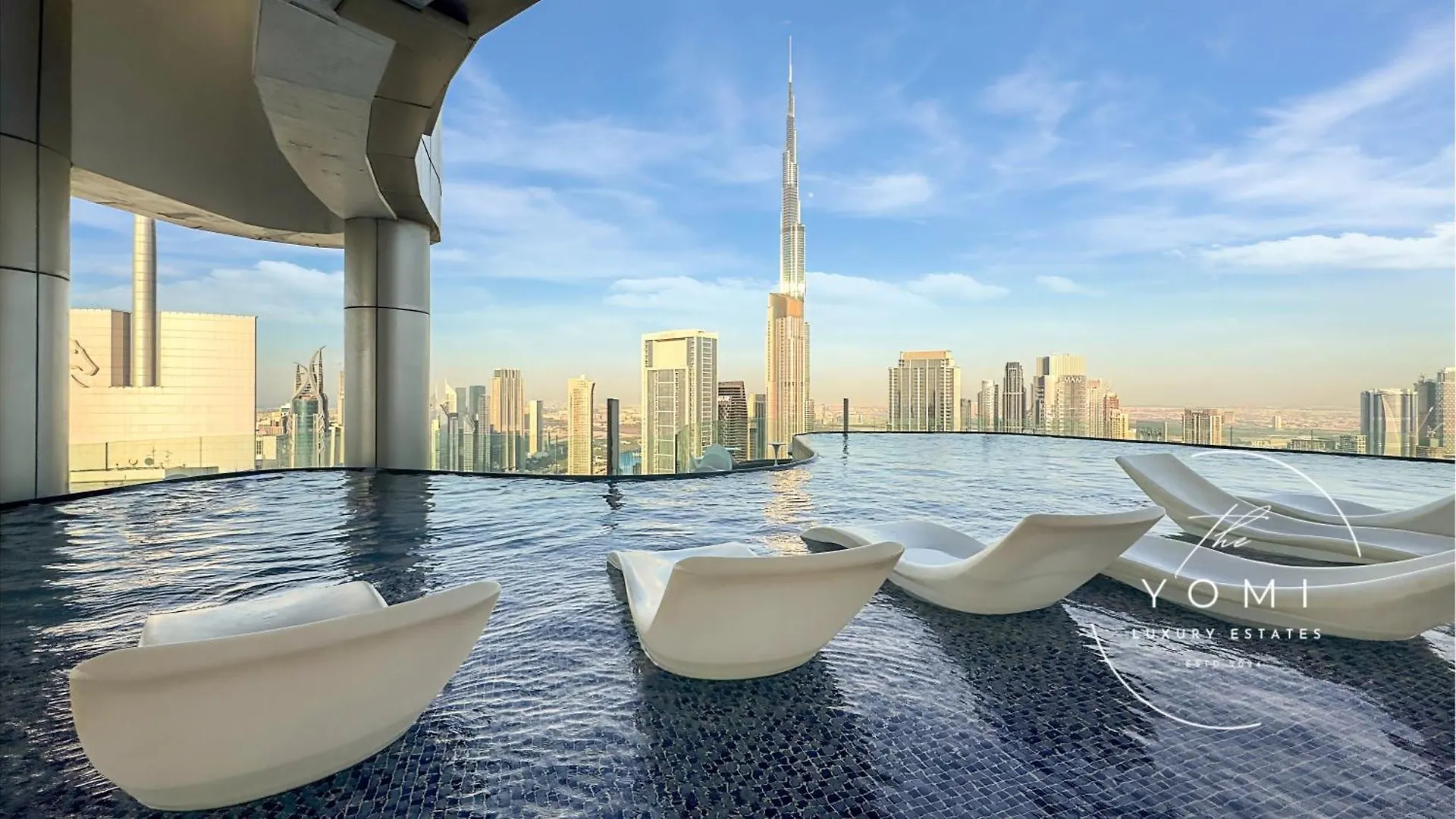 Panoramic Burj Khalifa And Sea View, Infinity Pool, Luxury 2Br Appartement Dubai