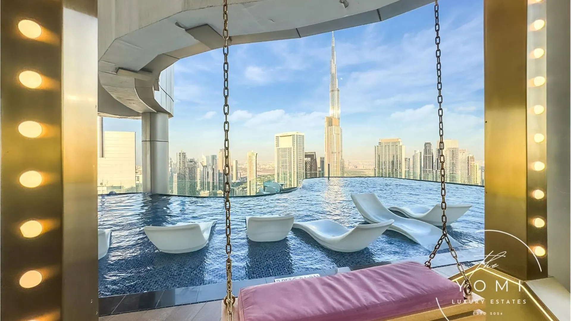Panoramic Burj Khalifa And Sea View, Infinity Pool, Luxury 2Br Appartement Dubai